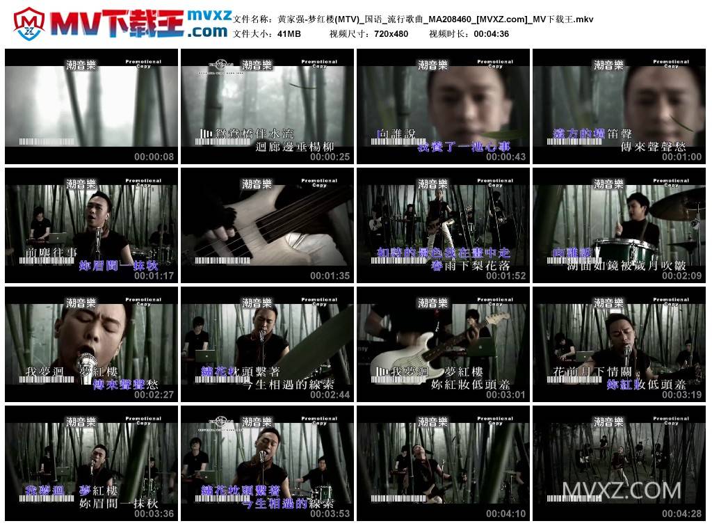 黄家强-梦红楼(MTV)_国语_流行歌曲_MA208460